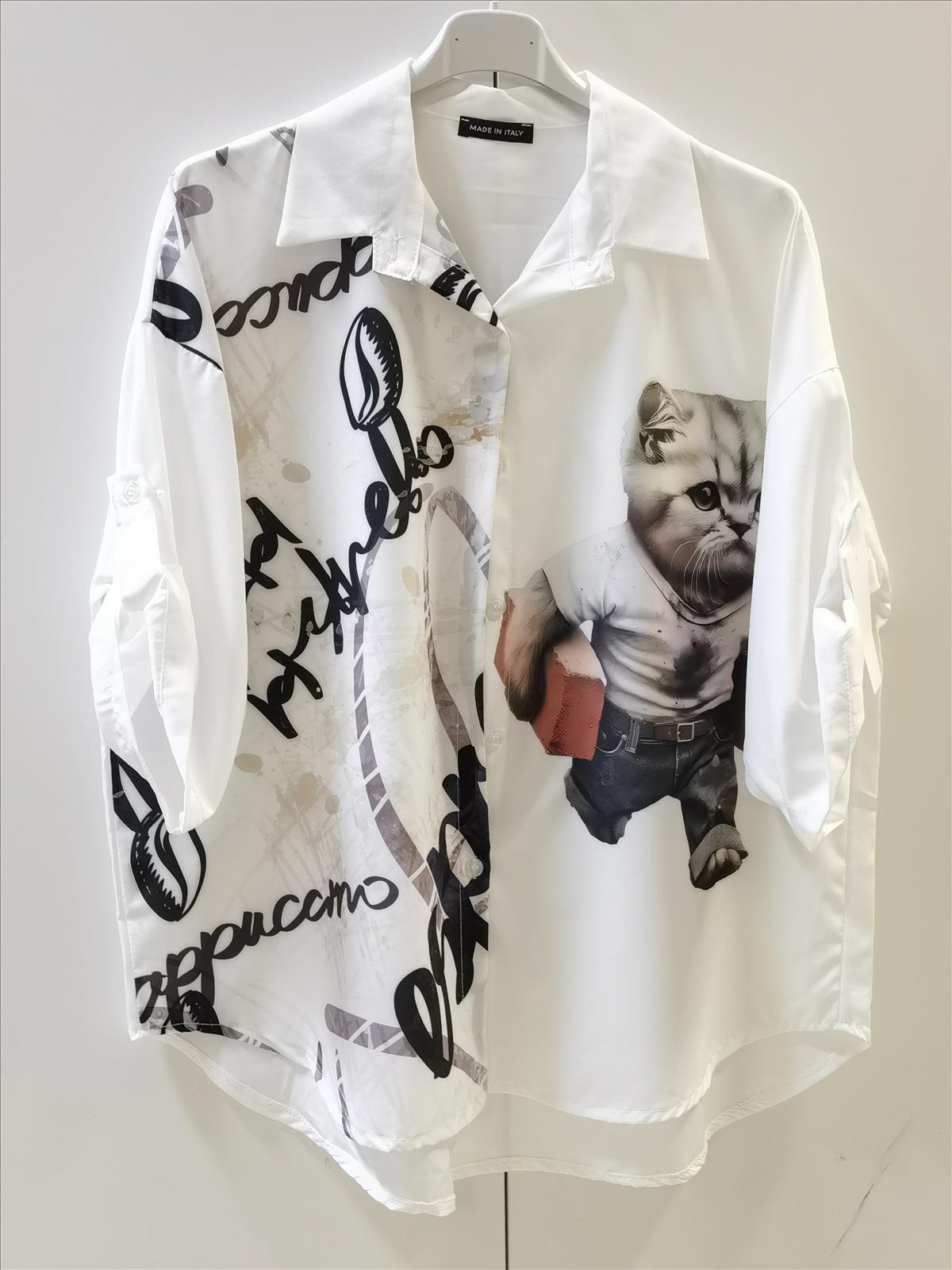 Bluse Leinen