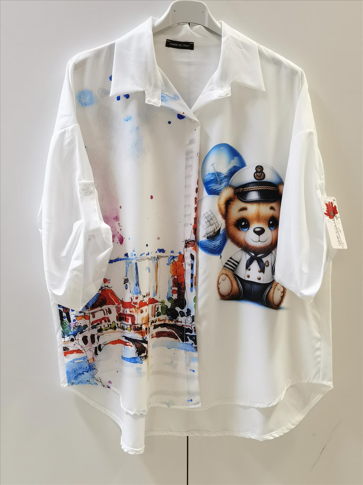 Bluse Leinen