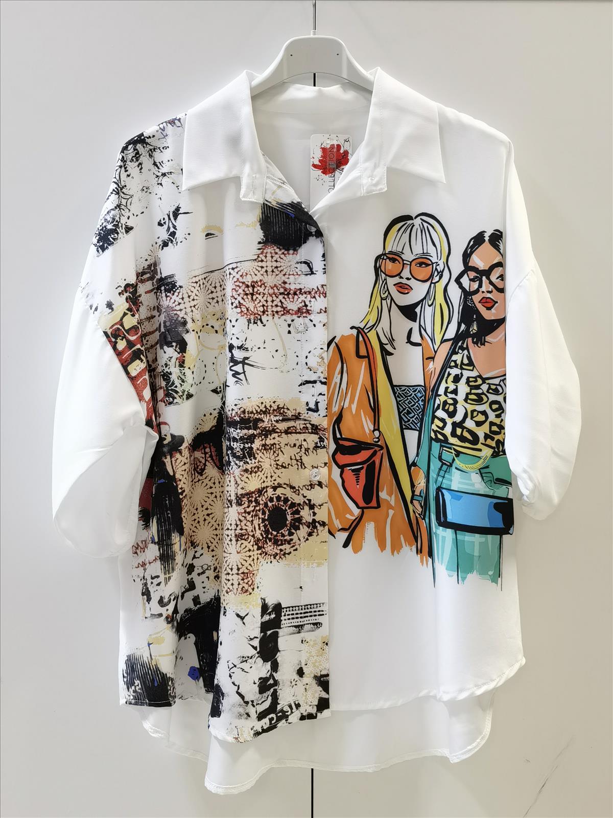 Bluse Leinen