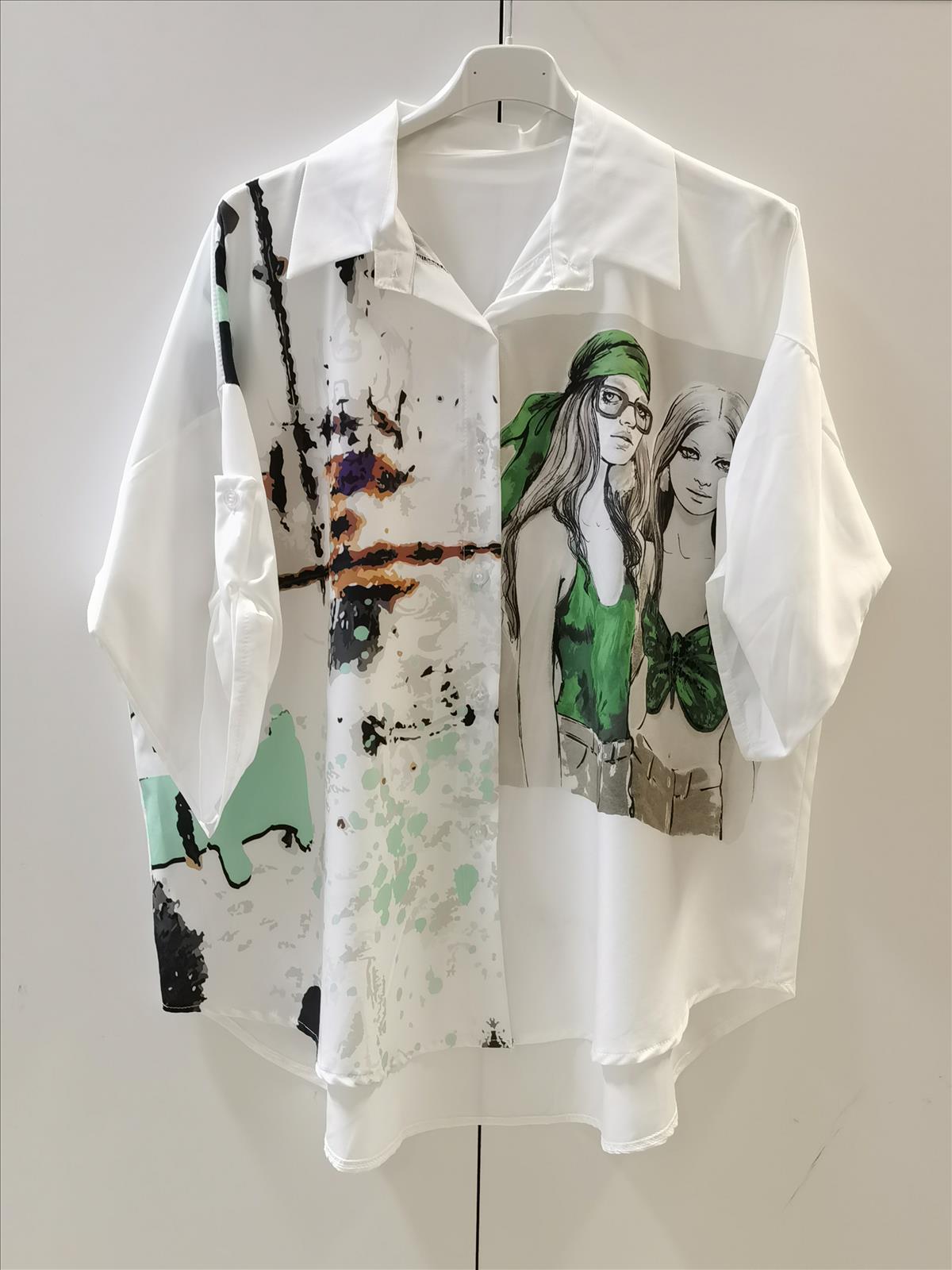 Bluse Leinen