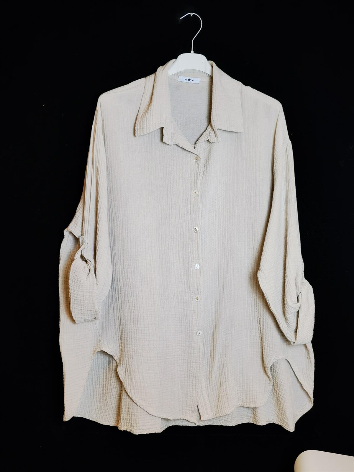Bluse Leinen