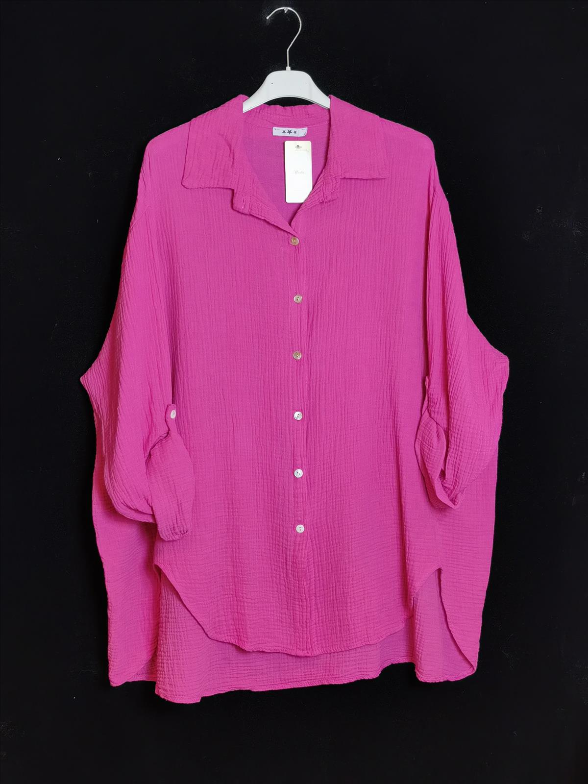 Bluse Leinen