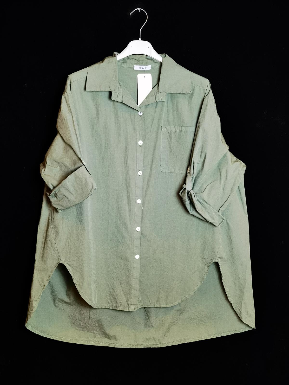 Bluse Leinen