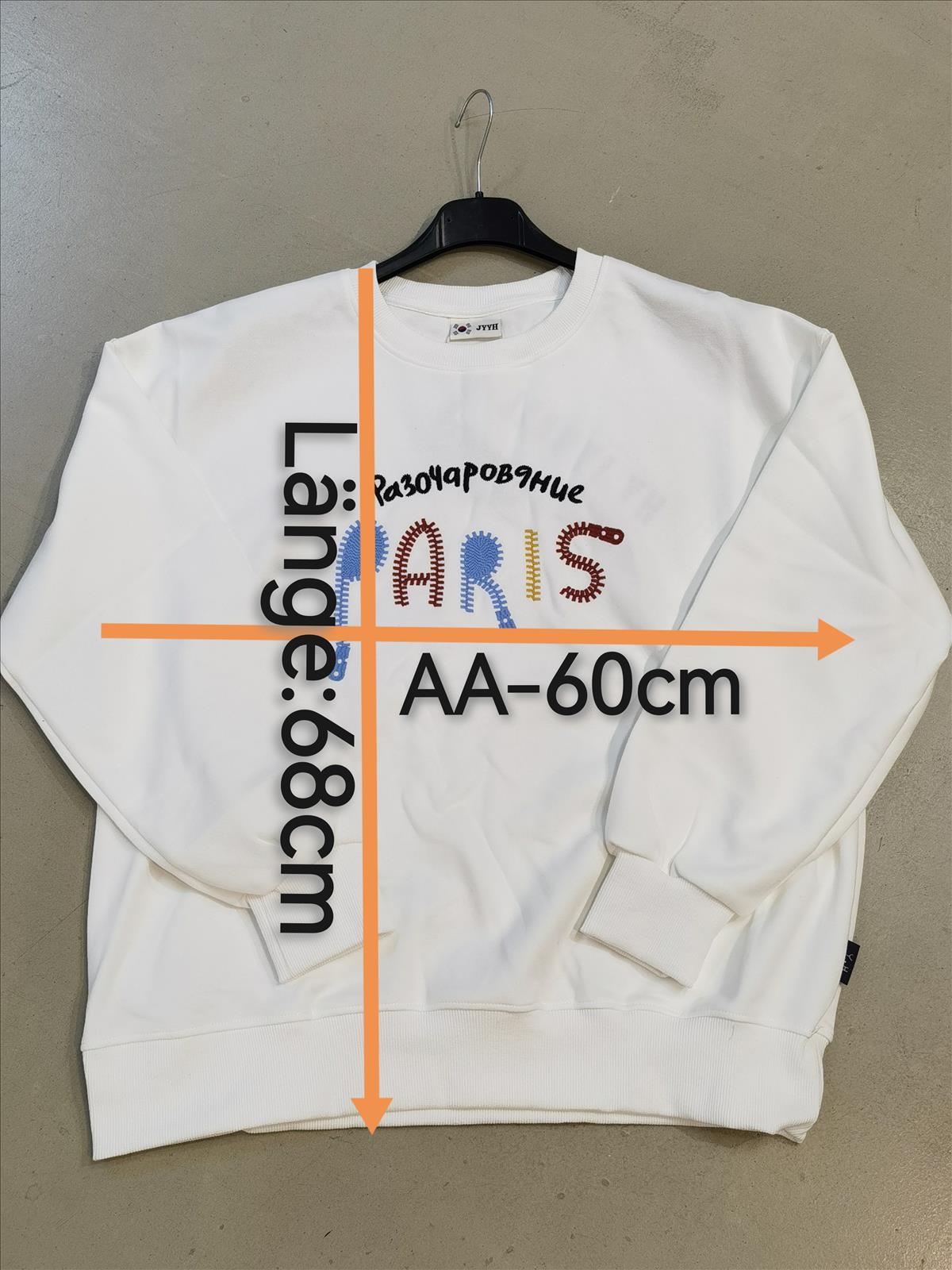 Besticktes Sweatshirt